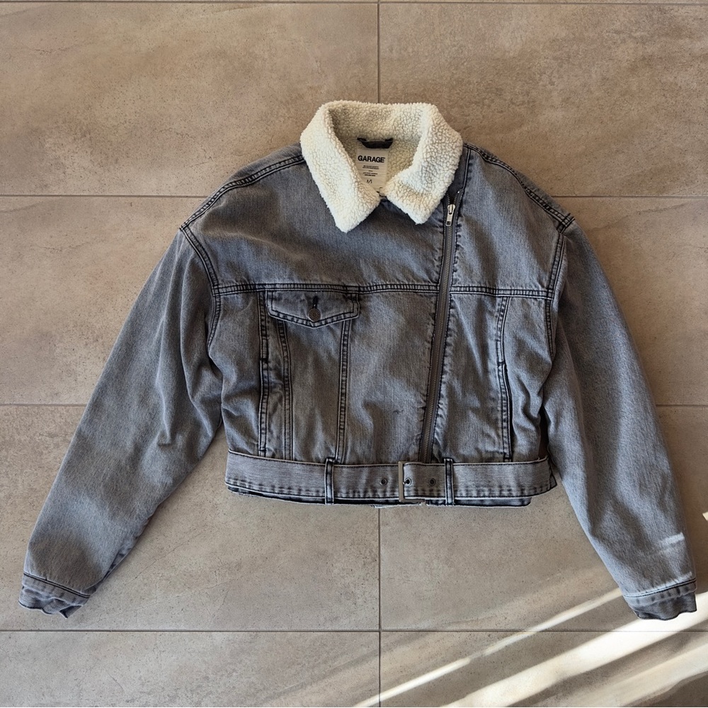 Jean sherpa jacket